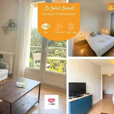 Le Soleil Levant - Beau T3 Moderne Et Lumineux Poitiers Buitenkant foto